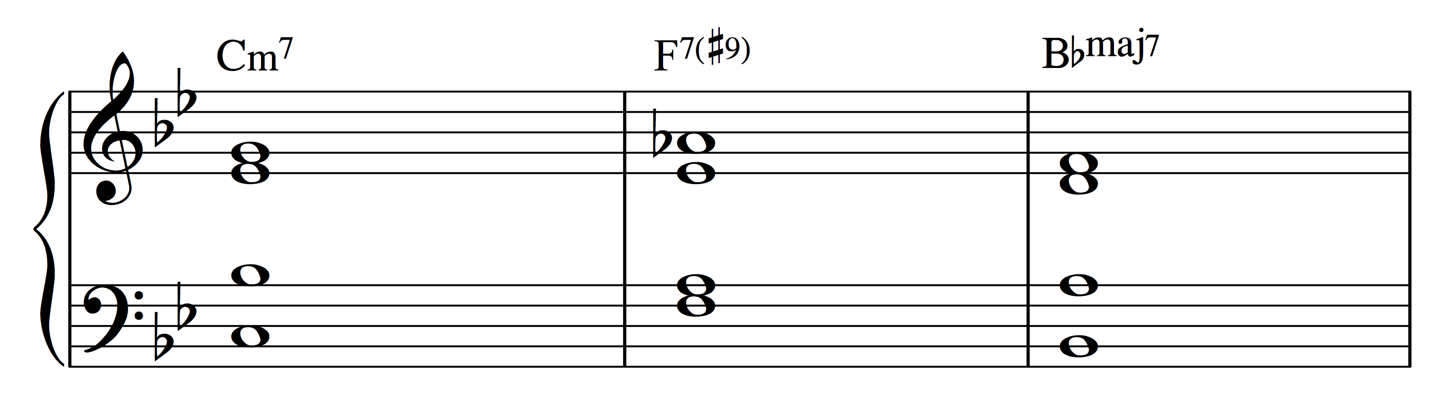 A jazzy chord 